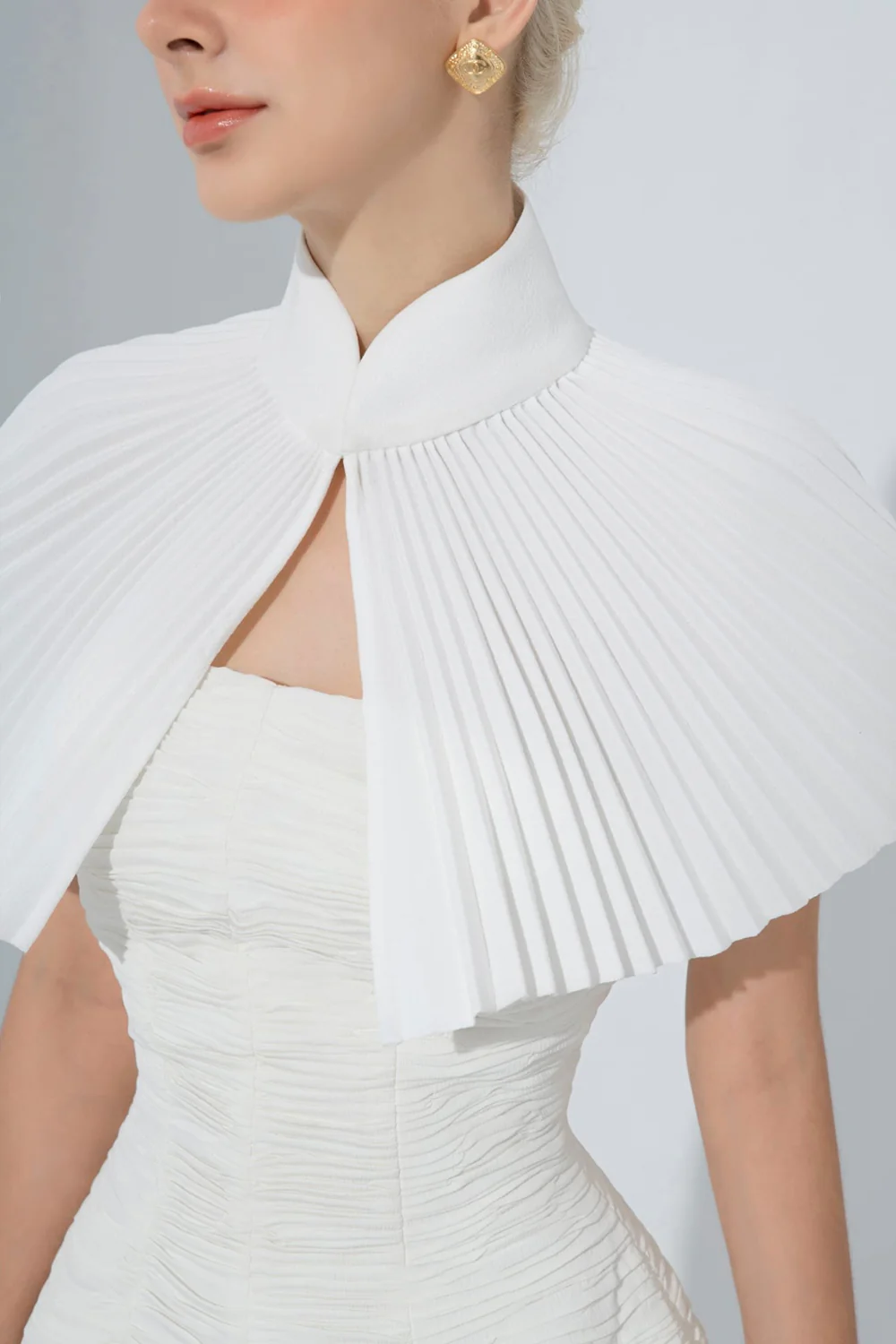 Aisha Pleated Cape - Image 5