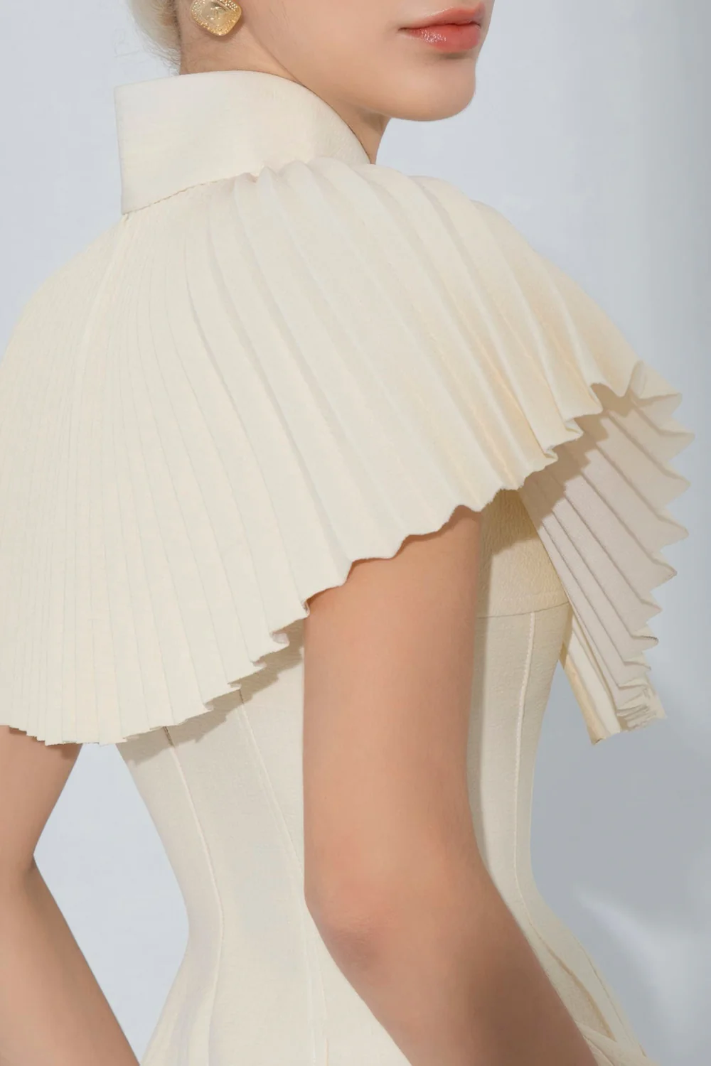 Aisha Pleated Cape - Image 7