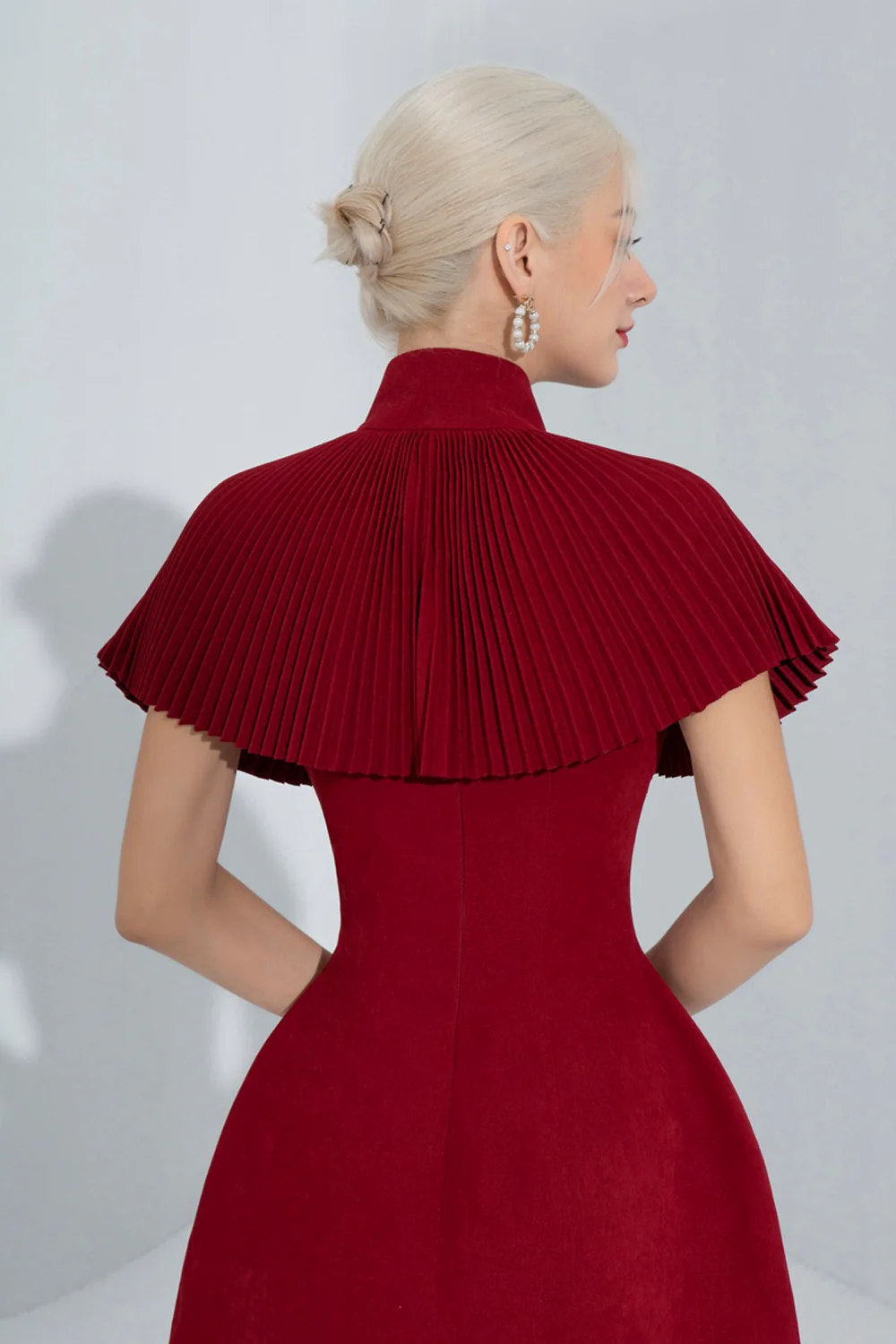 Aisha Pleated Cape - Image 9