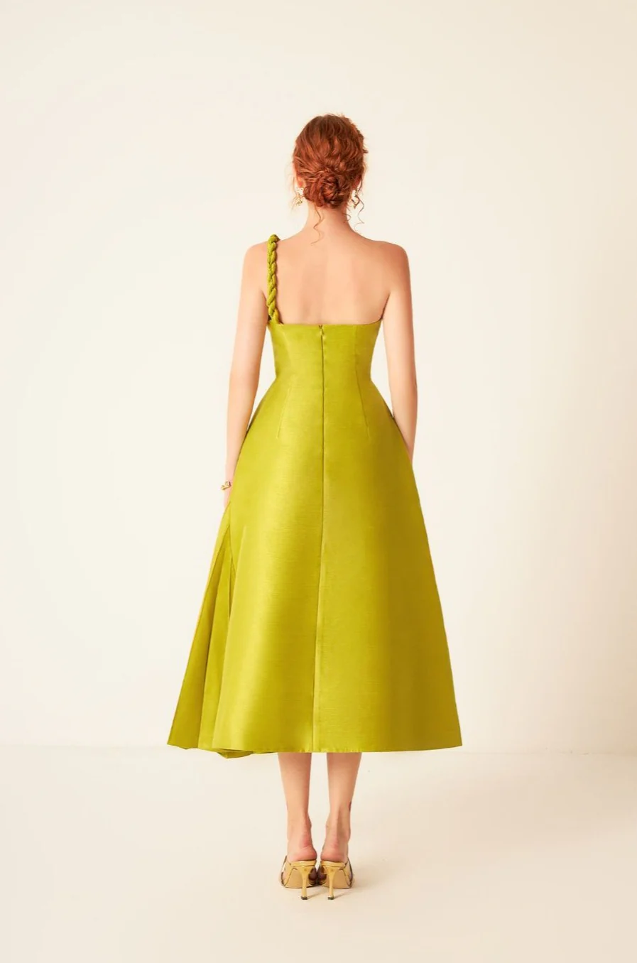 Almira Pleated Midi Dress - Image 7