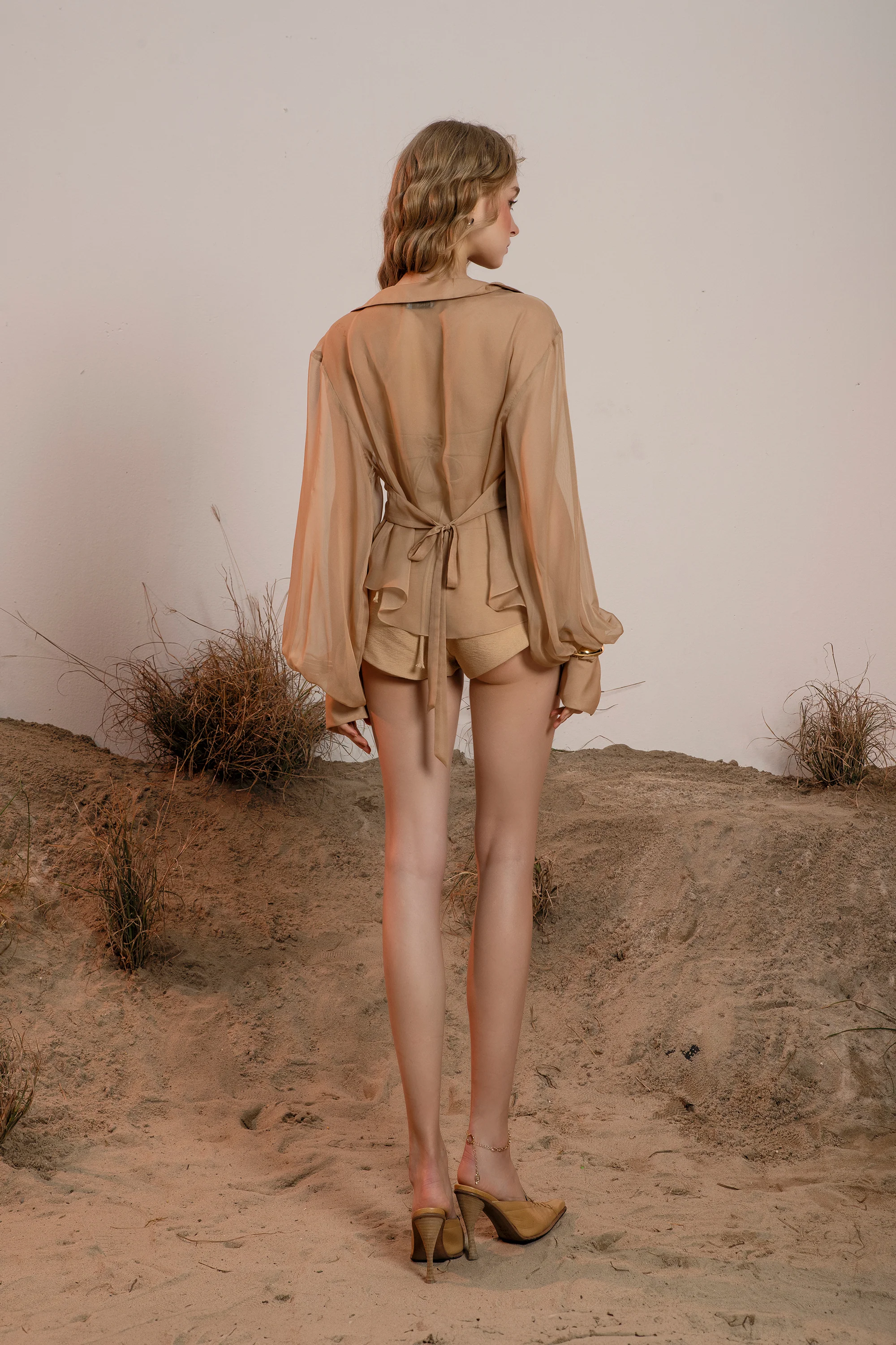 Fera Chiffon Overlay Blouse - Image 7