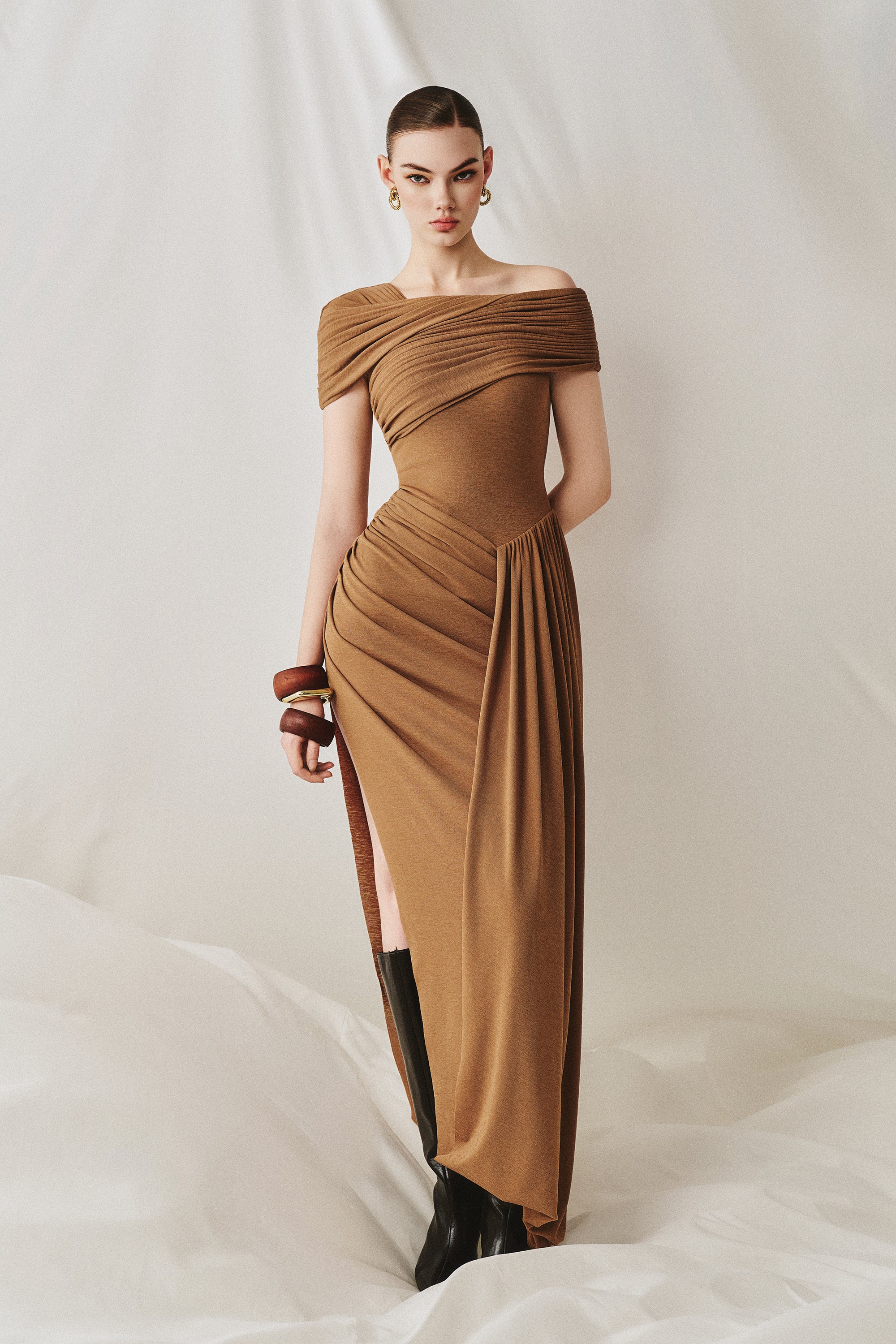 CARMIA Off-Shoulder Dress