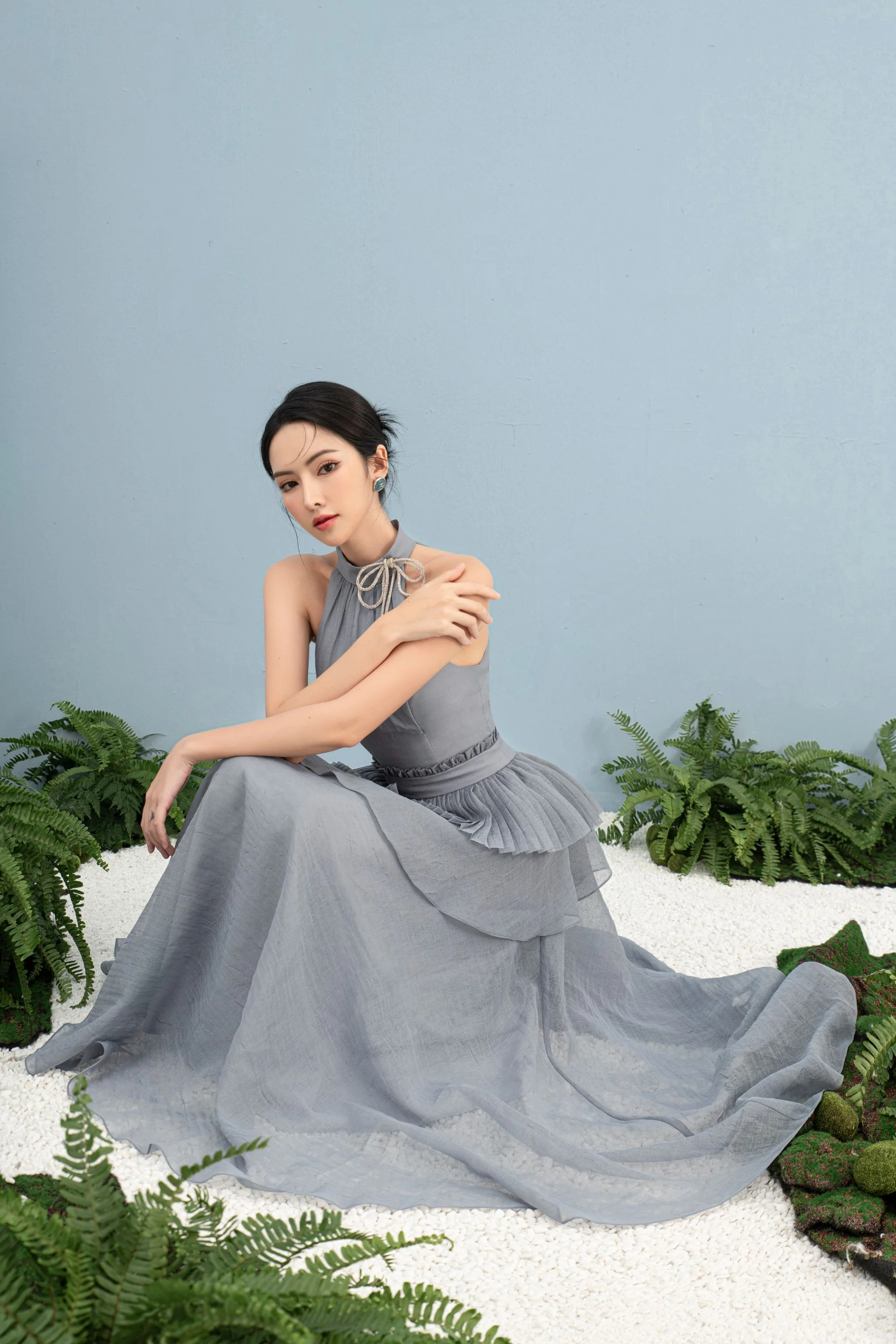 Chiko Ruffle Midi Dress - Image 5