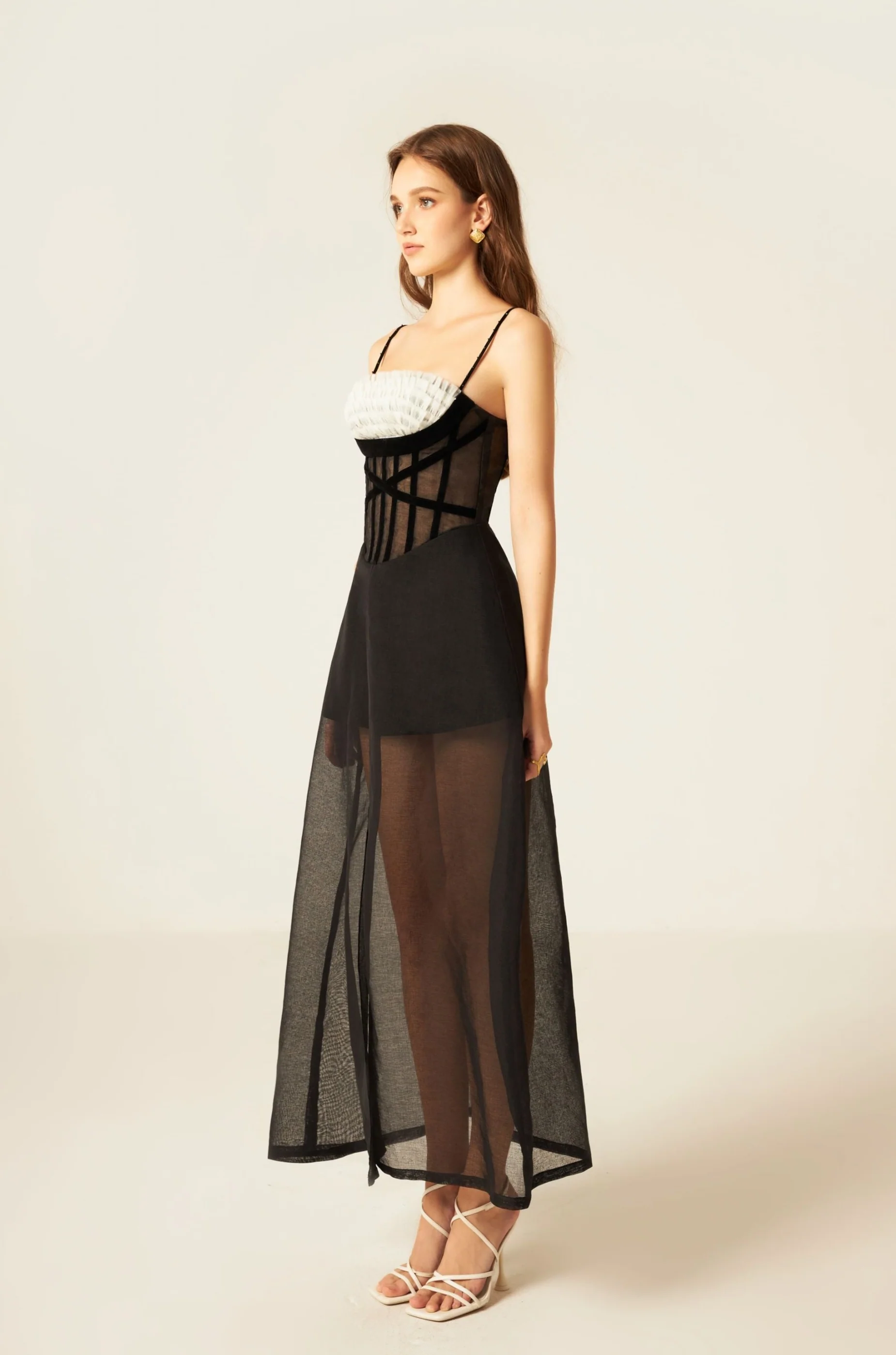 Clover Linen Midi Dress - Image 4