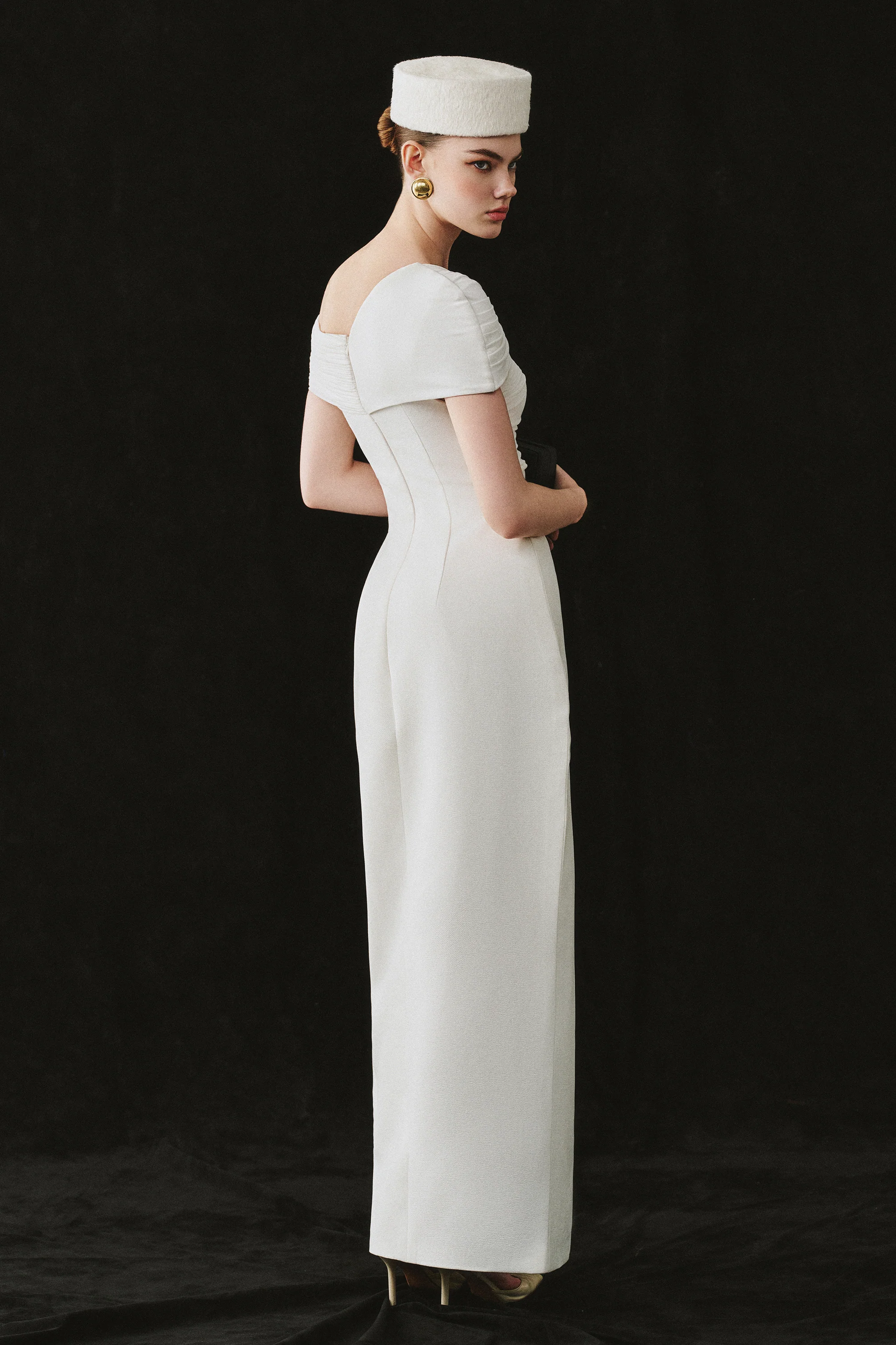 ESMARA Off-Shoulder Slit Maxi Dress - Image 3