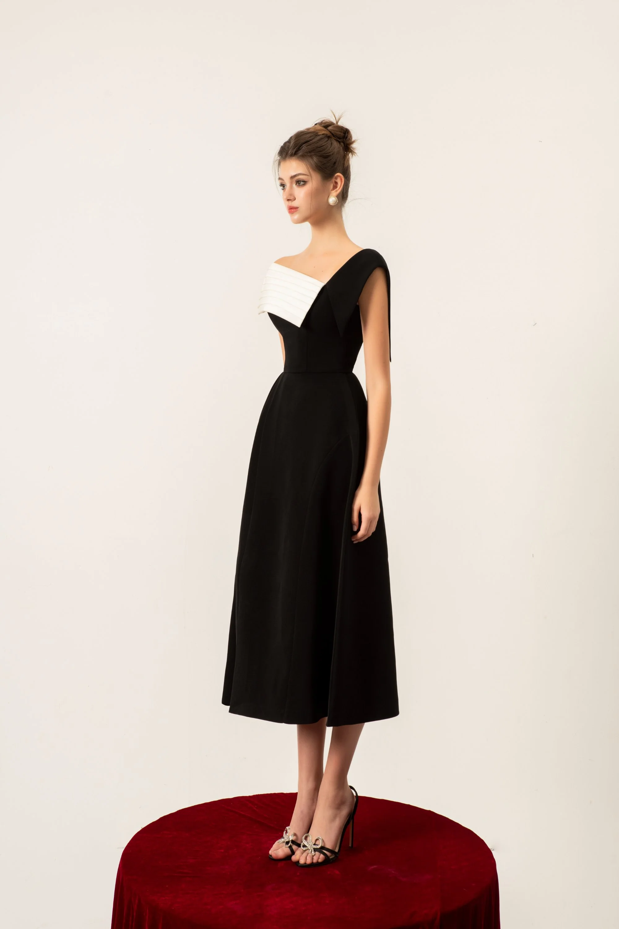 Hattie Off-shoulder Midi Dress - Image 5