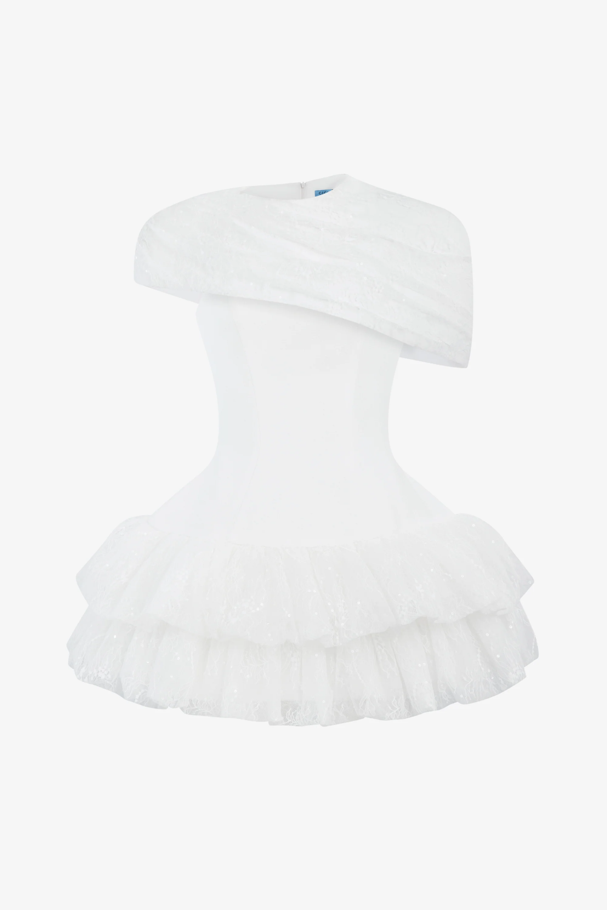 LALIE Mini Dress with Cape