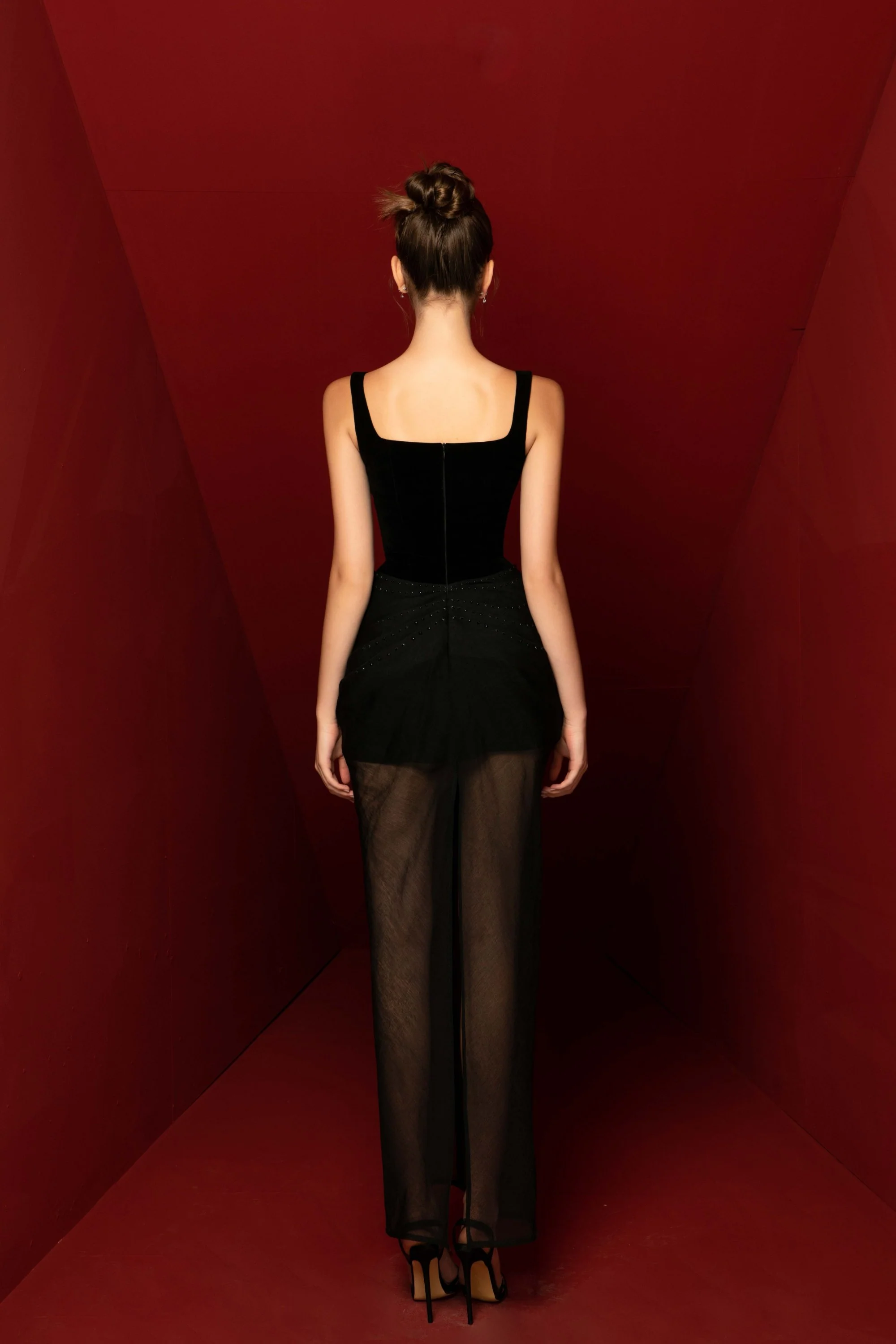 Mira Black Dress - Image 6