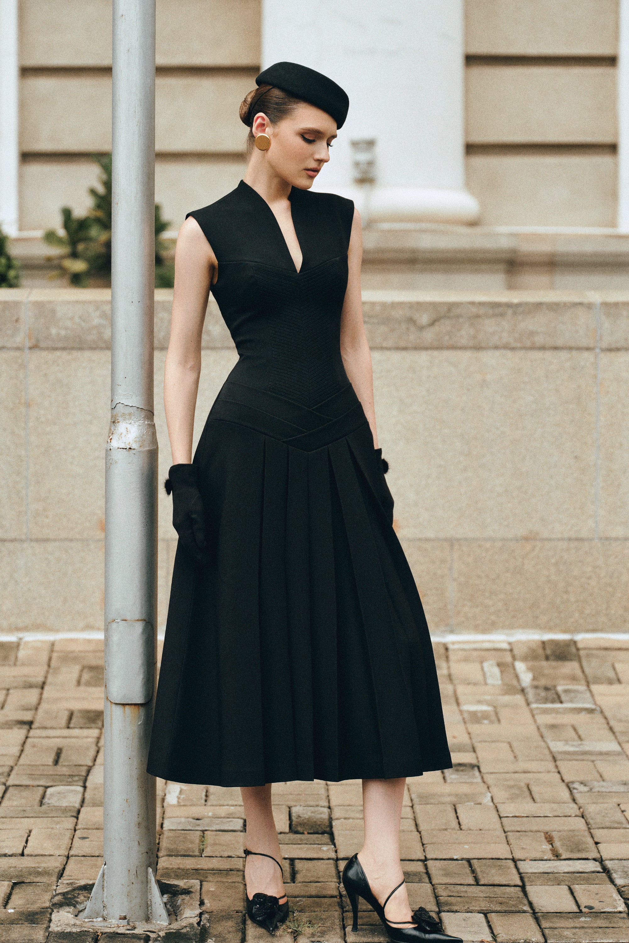 SOLENNE Midi Dress - Image 3