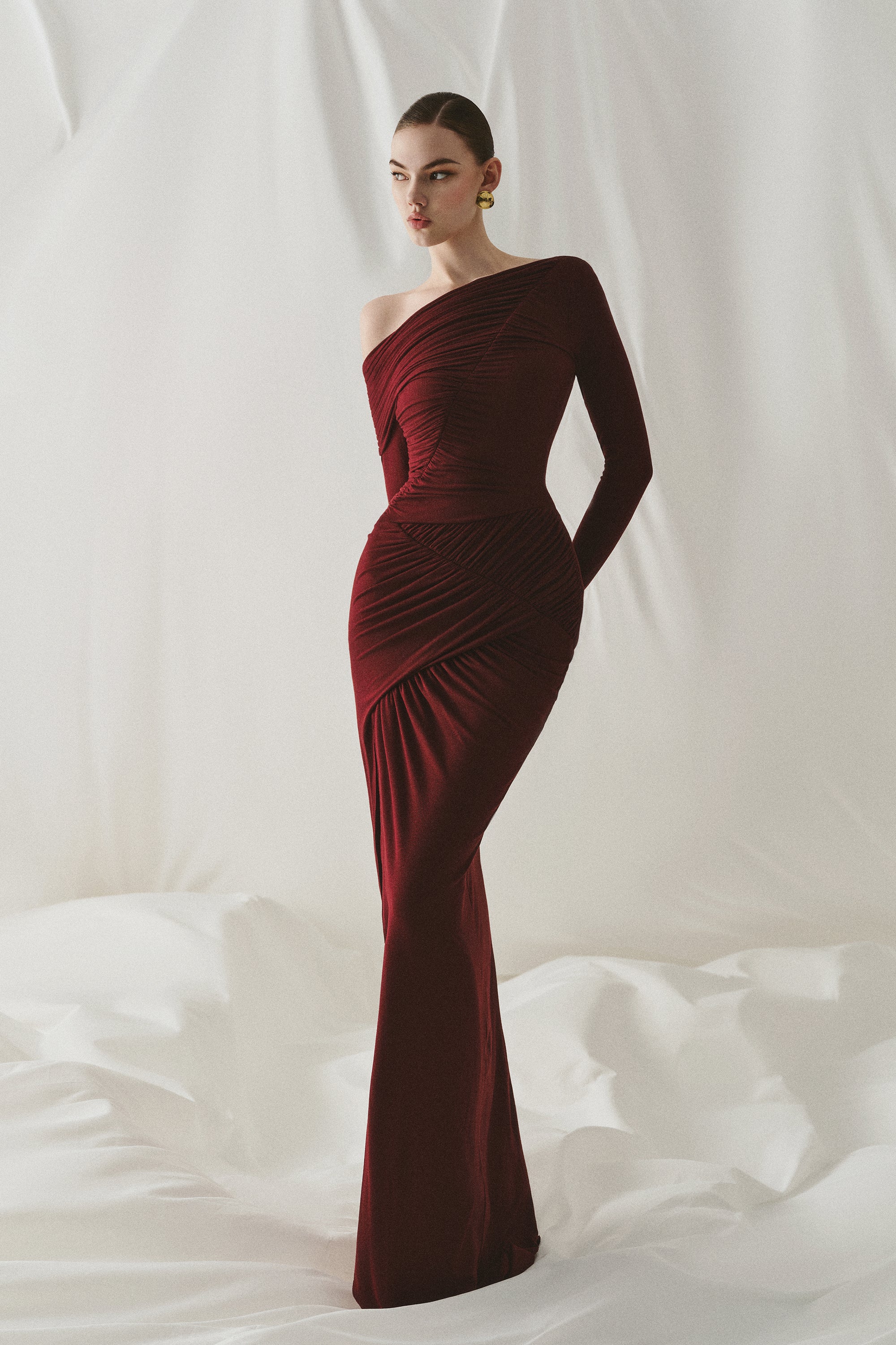 VIRELLA One-Shoulder Maxi Dress - Image 4