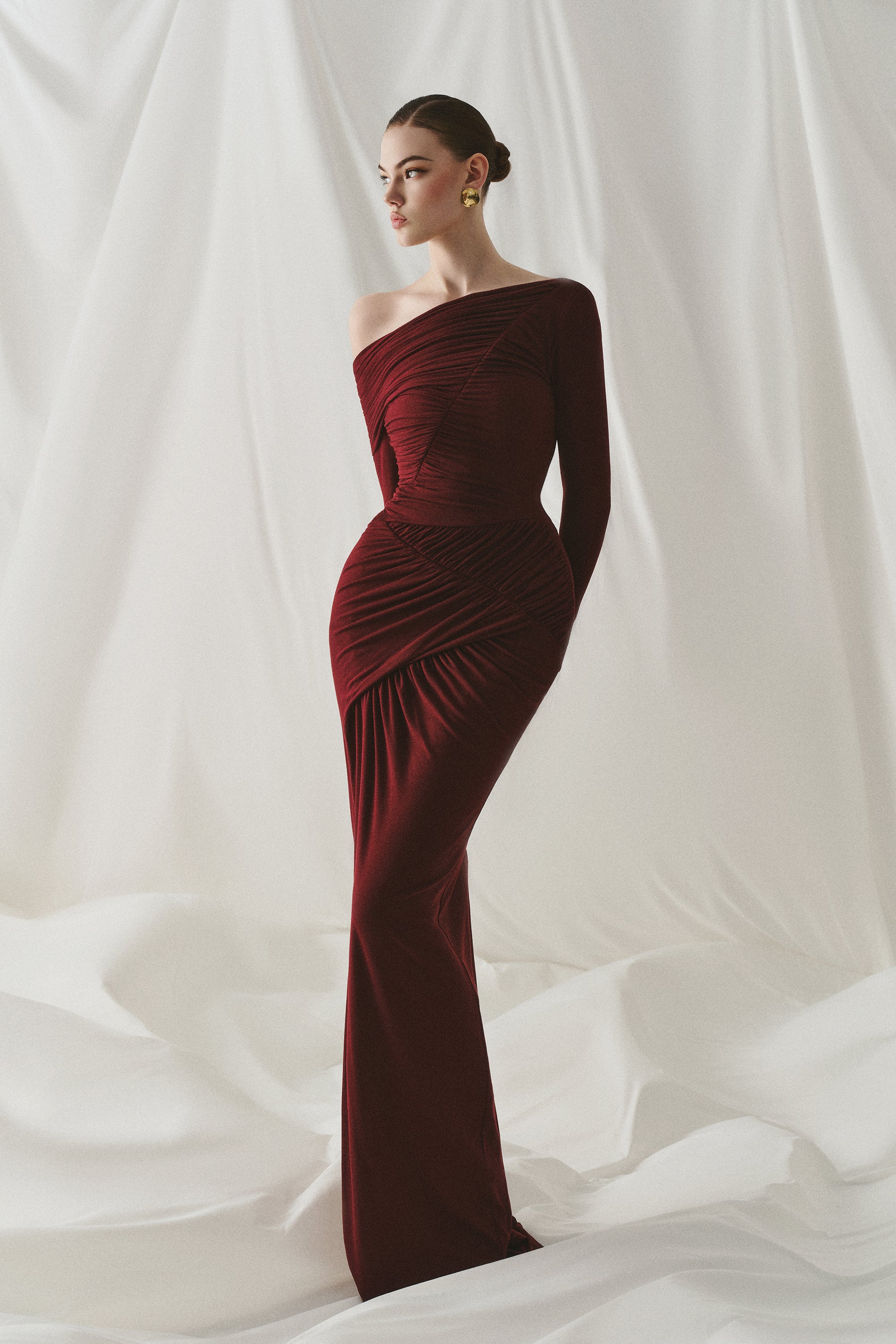 VIRELLA One-Shoulder Maxi Dress - Image 5